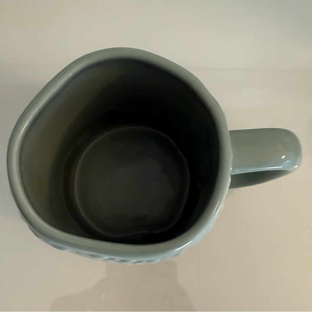 Rae Dunn Ceramic “peace on earth” Mug in sage green - Picture 3 of 4